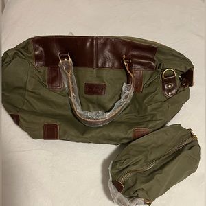 Ever Forward The Forever Duffel - Olive Waxed Canvas